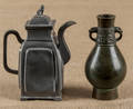 Chinese pewter teapot