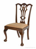 Philadelphia Chippendale mahogany dining chair ca 1770