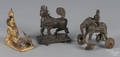 Group of Asian bronze figures
