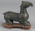Chinese bronze griffin covered box