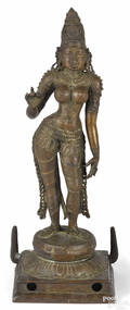 Southeastern Asian bronze figure of Uma