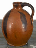 Small redware jug 19th c