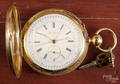 French 18K gold pocket watch