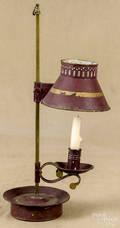 French tole adjustable candlestand