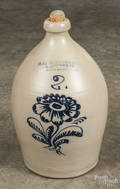 New York twogallon stoneware jug