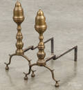 Pair of Victorian andirons