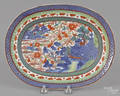 Chinese Wucai porcelain small platter 19th c
