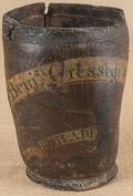 Philadelphia painted leather fire bucket