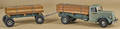 Smith Miller pressed steel Lumber truck and trailer