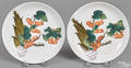 Pair of Chinese porcelain plates
