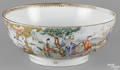 Chinese export porcelain punch bowl late 18th c