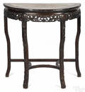 Chinese carved rosewood console table early 20th c