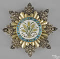 Chinese silver and enamel Order of the Golden Grain breast star 2nd Class