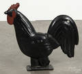 Cast iron Elgin rainbow rooster windmill weight