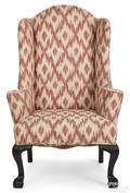 Chippendale mahogany wing chair ca 1770