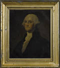 Oil on canvas portrait of George Washington
