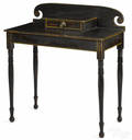 Maine Sheraton painted pine dressing table