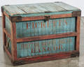 Painted shipping crate