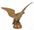 Copper spread winged eagle weathervane late 19th c
