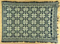 Bucks County Pennsylvania jacquard coverlet