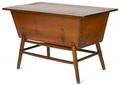 Pennsylvania pine dough box on stand