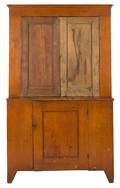 Pennsylvania pine step back cupboard