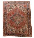Hand Woven Persian Heriz Room Size Rug