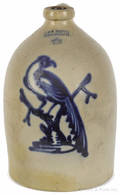 New York stoneware jug 19th c