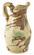 Shenandoah Valley Virginia redware pitcher 19th c
