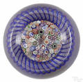 Antique mushroom millefiori paperweight