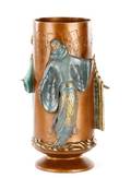 Erte Fantasy Limited Ed Figural Bronze Vase