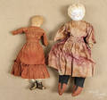 Molded head and shoulder doll