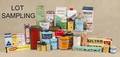 Large group of dental related advertising tins
