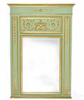 Carvers Guild painted and gilt mirror