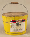 Painted pine  Knighthood Mince Meat  bucket