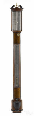 Regency mahogany stick barometer early 19th c