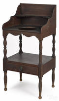 Massachusetts painted Sheraton washstand
