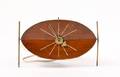 George Nelson Watermelon Walnut Table Clock
