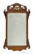 Chippendale mahogany looking glass