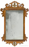 Chippendale mahogany looking glass