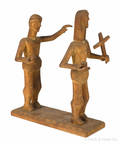 Two folk art carvings