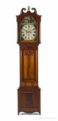 Scottish mahogany tall case clock ca 1820