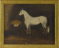 Oil on canvas portrait of the horse