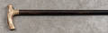 Rosewood cane with a goldfilled handle