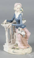 Aledifor porcelain figure of a seated woman