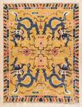 Semiantique Chinese dragon rug