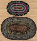 Two braided rugs