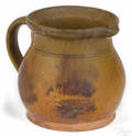 Pennsylvania redware pitcher 19th c