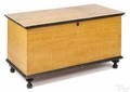 Pennsylvania painted poplar blanket chest 19th c