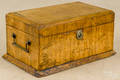 Brass mounted burled humidor